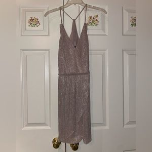 Shinny lilac dress